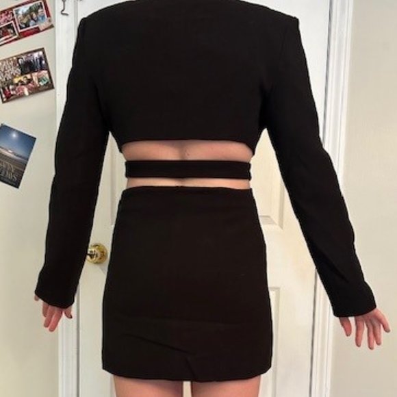Bardot NWT Tribeca Black Blazer Dress - Medium - Picture 7 of 14